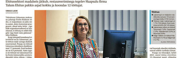 Lääne Elu paberleht teisipäeval, 13. veebruaril