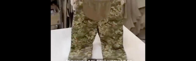 VIDEO: Ukrainas esitleti vormipükse lapseootel sõduritele