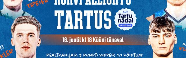 TÄNA DELFI TV-s | Tartu nädala raames toimub ainulaadne korvpalliüritus, kus osalevad Eesti parimad korvpallurid