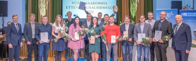 Võrumaa Arenduskeskus kutsub esitama kandidaate Võru maakonna aasta ettevõtjate aunimetuste andmiseks