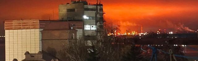 Ukraina süütas droonirünnakuga Saraatovi naftatöötlemistehase