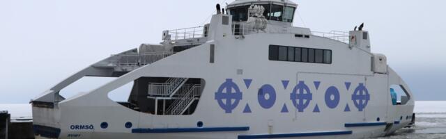 Ormsö varuosa jõudis kohale, esimene reis kestab kuni neli tundi