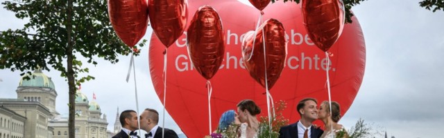 Šveitslased toetasid referendumil ülekaalukalt geiabielu seadustamist