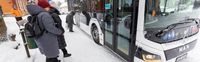 Uuest nädalast lõpeb maakonnas tasuta bussisõit