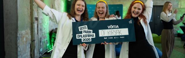 Parim õpilasfirma töötas välja igikestva kirjapulga