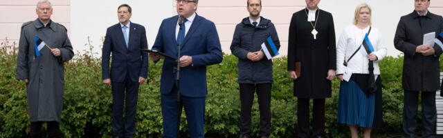 Riigikogu esimees Lauri Hussar: igaüks peab rahvuslipu väärtuseid edasi kandma