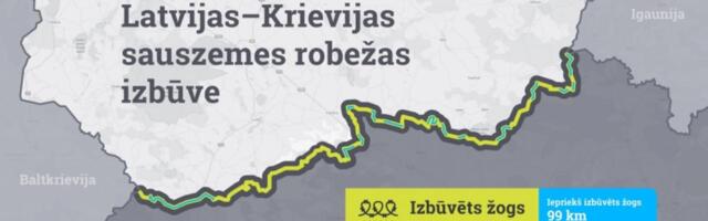 Läti sai valmis 280-kilomeetrise piiritara Venemaaga