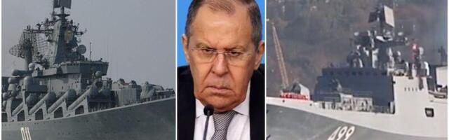 Lavrov: “Ristleja Moskva ja fregatt Makarov pole uppunud – nad said allveevõimekuse!”