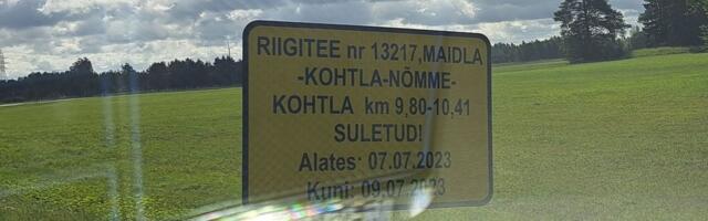Jahimeeste kokkutulek sulgeb kolmeks päevaks Maidla – Kohtla-Nõmme otsetee