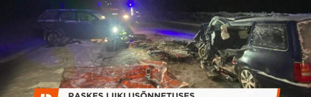 Reporter: Raskes liiklusõnnetuses hukkus inimene