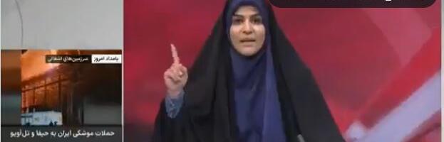 Vaata: Saatejuht põgeneb saate keskel stuudiost, kuna Iraani telemaja pommitati