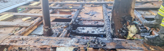 Elva vallas põles garaaži katus