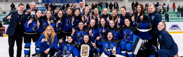 Eesti jäähokinaiskond võitis MM-turniiri täiseduga 