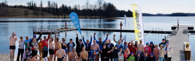 Pühajärvel toimusid V taliujumise võistlused