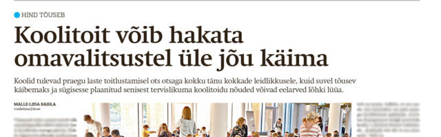 Lääne Elu paberleht neljapäeval, 22. mail