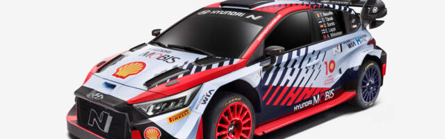 Hyundai näitas oma Rally1 masina uut kujundust 2024. hooajaks