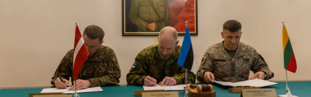 Balti riikide kaitsevägede juhatajad kohtusid Tallinnas