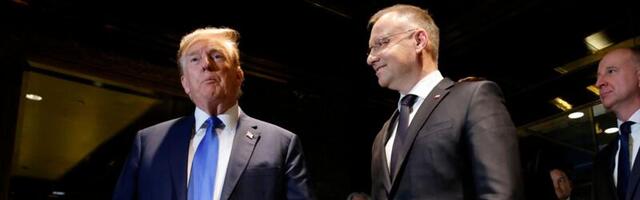 Poola president arutas Trumpiga sõdu Ukranas ja Lähis-Idas
