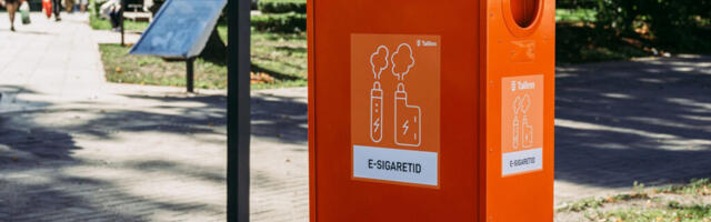 TALLINN PAIGALDAB ÜLE LINNA E-SIGARETIJÄÄTMETE KOGUMISMAHUTID