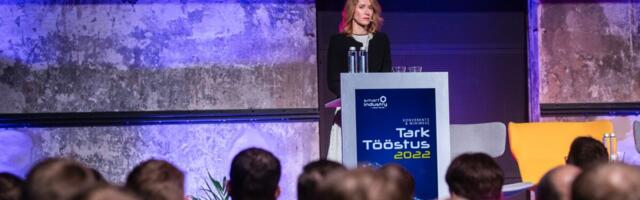 Kaja Kallas töösturitele: kiire majanduskasv on ka teie töö tulemus