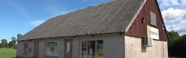 Saaremaal sulges oma uksed järjekordne väike külapood