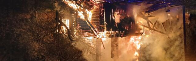 Põlvamaal hukkus elumaja tulekahjus mees