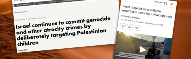 ÜRO uurimiskomisjoni hinnangul on Iisraeli rünnakud Gaza laste vastu viinud genotsiidini