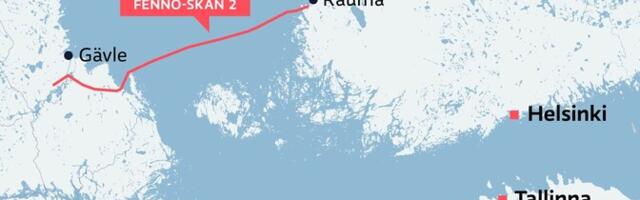 Soome ja Rootsi vahelist elektrikaablit tabas rike