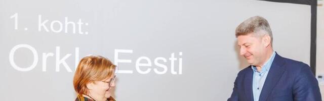 Eesti elanike silmis tõusis mainekaimaks ettevõtteks Orkla Eesti