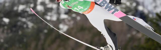 Pikkuselt kolmanda hüppe teinud Artti Aigro näitas Faluni MK-etapi kvalifikatsioonis klassi