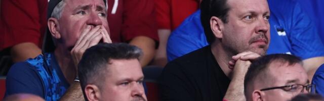 FOTOD | Millised kuulsused elasid kaasa? Eesti-Läti EMi korvpallimäng meelitas Riiasse mitmed tuntud näod