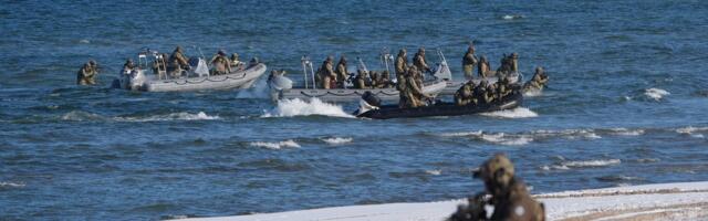 NATO väed harjutasid dessanti Läänemere rannikule