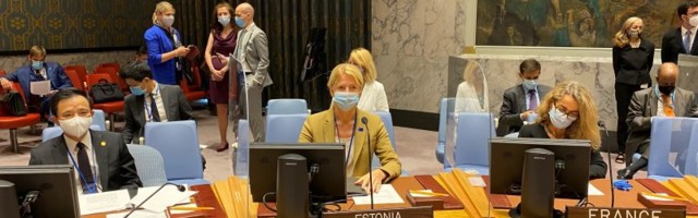 Liimets osales ÜRO Julgeolekunõukogu tehnoloogia- ja rahuvalveteemalisel debatil ning arutas India välisministriga olukorda Afganistanis