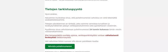 Soomes hoiatatakse panga nimel saadetud petukirjade eest