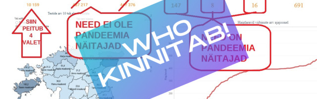 WHO tunnistab, et koroona PCR-testidest ei piisa diagnoosi määramiseks?