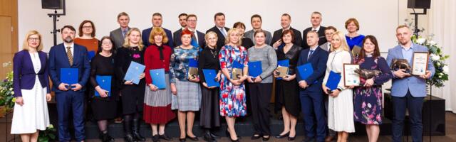 Regionaal- ja Põllumajandusministeerium tänas valdkonna silmapaistvaid eestvedajaid