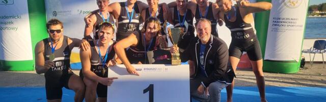 Tartu Ülikooli kaheksapaat krooniti ülikoolide Euroopa meistriks