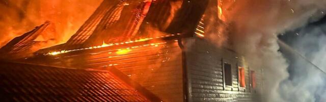 Traagiline tulekahju Türil: öine kortermaja põleng nõudis ühe inimese elu