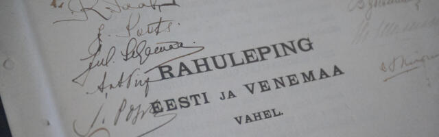 Arengukavas Eesti 2035 on Tartu rahu häbenemine juba sees