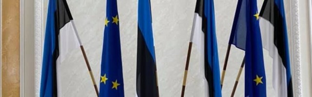 FOTO | Euroopa Liidu lipud on tagasi riigikogu Valges saalis