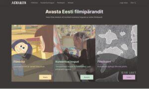 Filmide raamatukogu. Ehitus pooleli