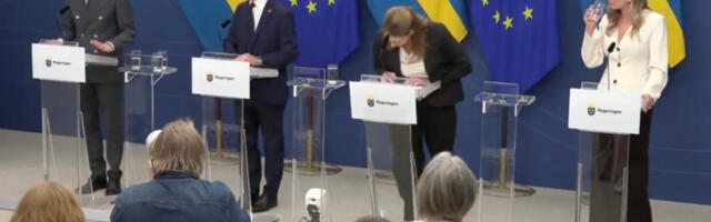VIDEO: Rootsi värske tervishoiuminister kukkus pressikonverentsi ajal kokku