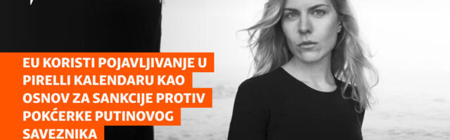 EU koristi pojavljivanje u Pirelli kalendaru kao osnov za sankcije protiv pokćerke Putinovog saveznika