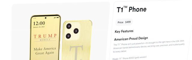 Trumpi telefon on siiski tulekul? Avalikuks tulid uus disain ja tehnilised näitajad