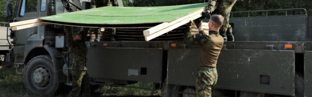 Lahinglaskmisteks paigaldatakse polügoonile üle 400 sihtmärgi