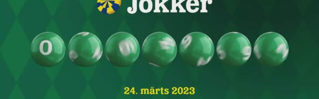 24. märtsi Jokkeri loosi tulemused
