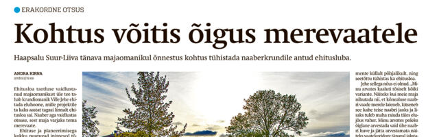 Lääne Elu paberleht neljapäeval, 19. septembril