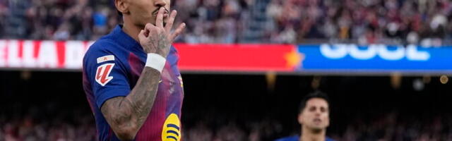 Viis väravat löönud Barcelona kindlustas Hispaanias esikohta