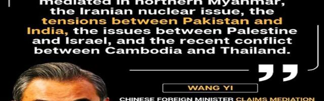It’s Very Difficult To Believe China’s Claim Of Mediating Between India & Pakistan