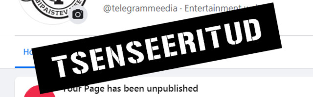Facebook kustutas Telegram.ee lehekülje